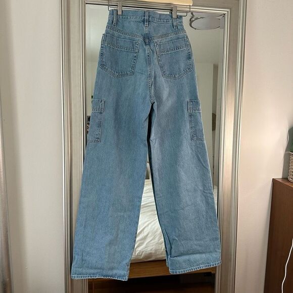 NWT FRAME wide leg high rise jeans - Picture 5 of 7